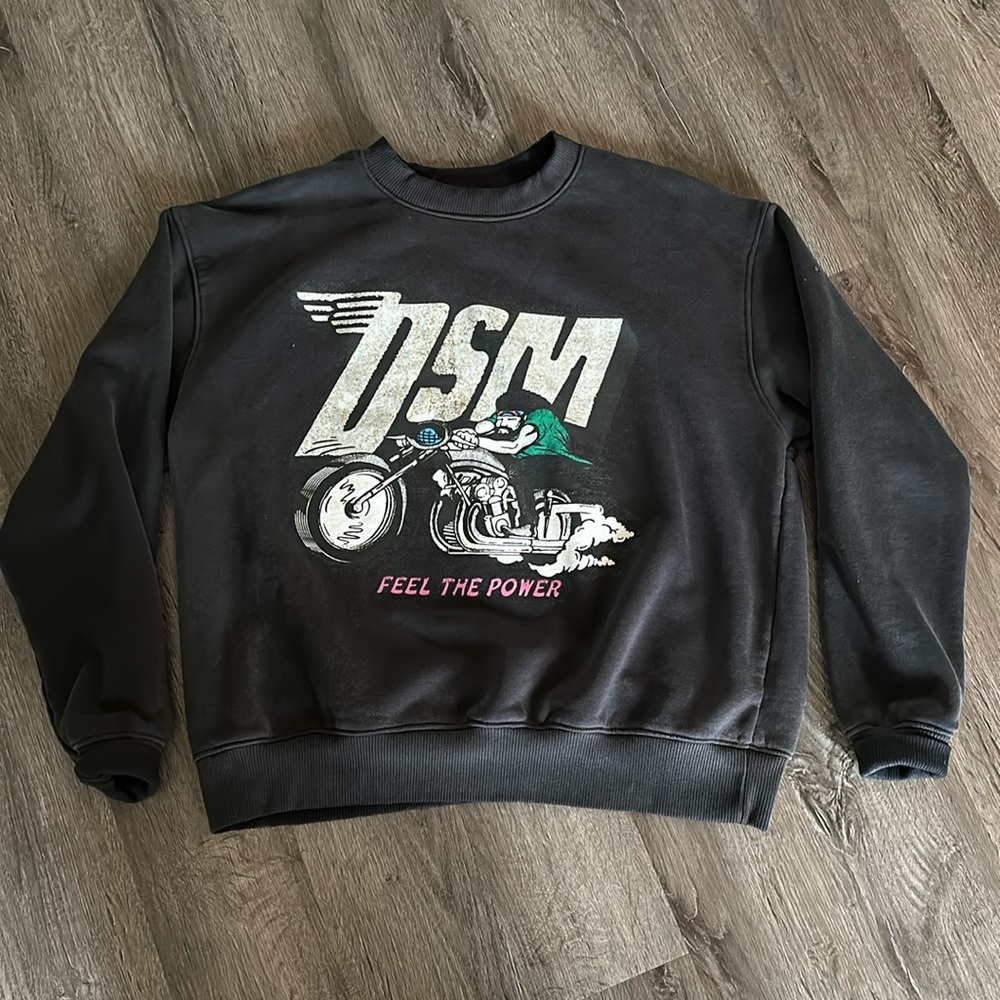 Diet Starts Monday Feel the Power Crewneck